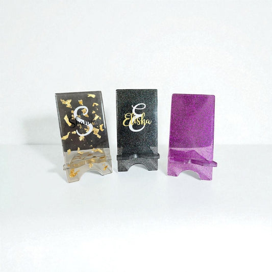 Personalised Resin phone holder