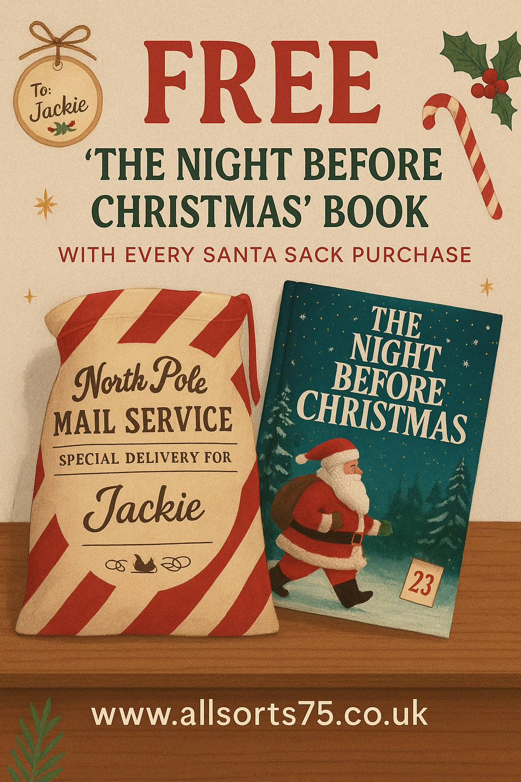 Personalised Santa Sacks