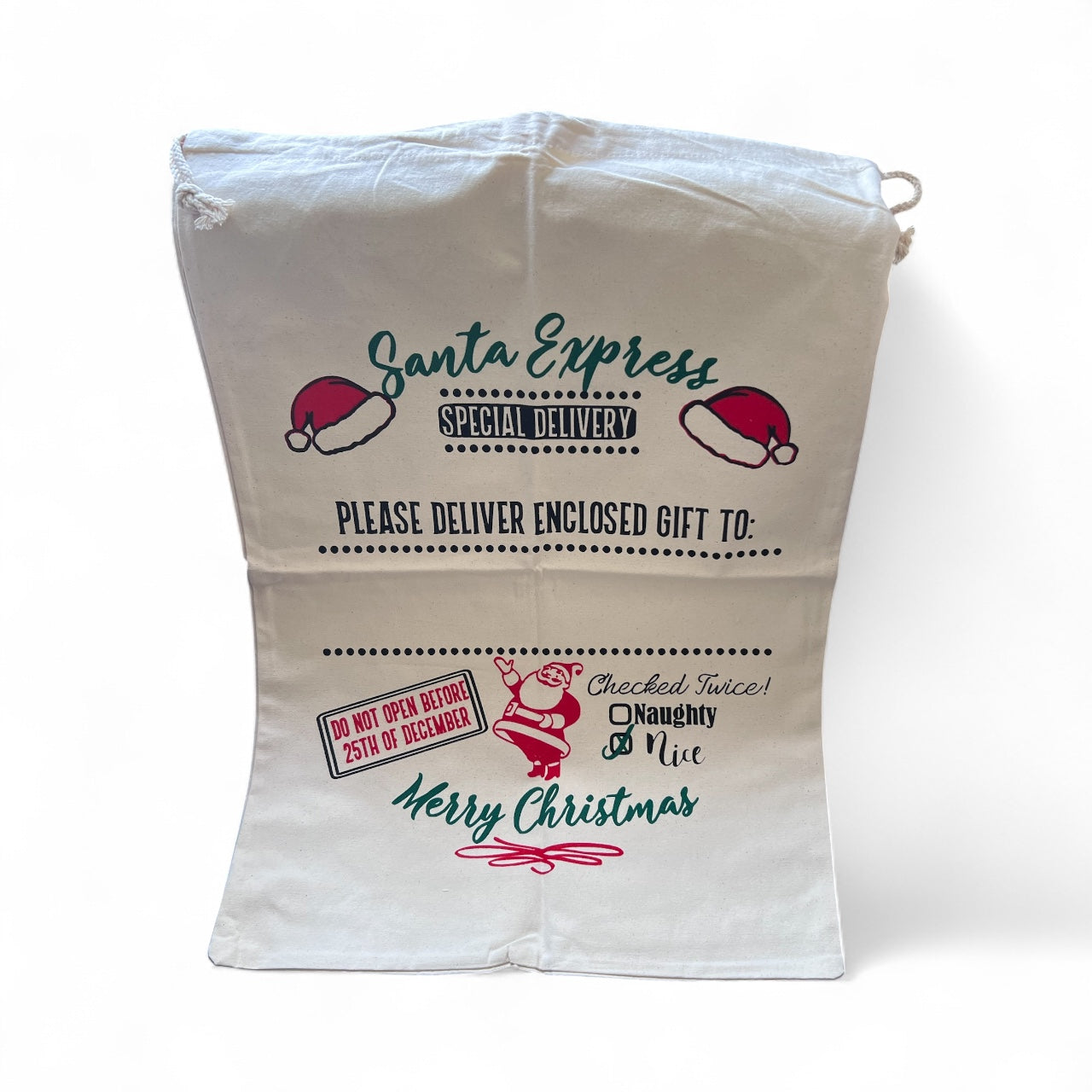Personalised Santa Sack - Santa express
