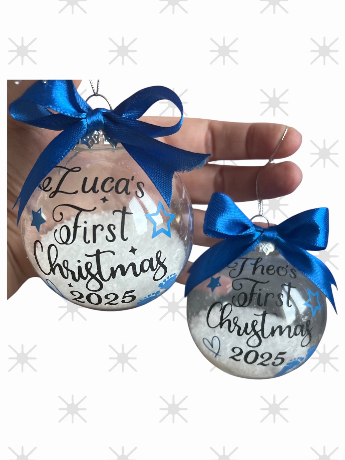 Babys 1st Christmas Baubles