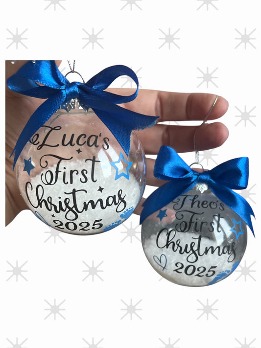 Babys 1st Christmas Baubles